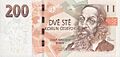 200 Czech koruna Obverse