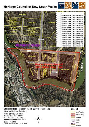 600 - Moama Historic Precinct - SHR Plan 1596 (5045570b100)