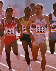 800 meter track at the 1984 Summer Olympics