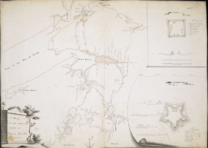 A MAP OF THE SURVEYED PARTS OF NOVA SCOTIA MDCCLVI by John Brewse