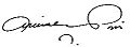 Amrish Puri signature