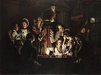 An Experiment on a Bird in an Air Pump by Joseph Wright of Derby, 1768