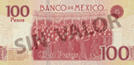 Banco de México F $100 reverse (Constitution).png