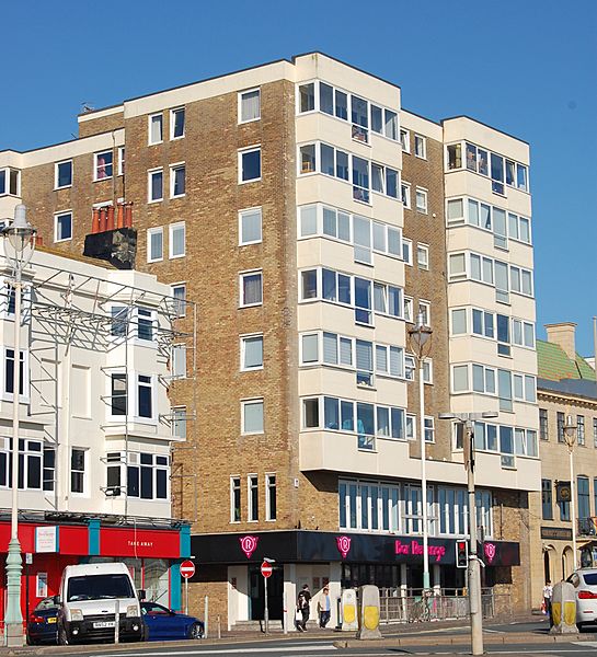 Image Bar Revenge and The Albemarle flats, Marine Parade, Brighton