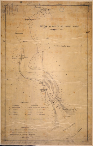 Battle of Mouth of Sabine River, September 8th, 1863. - NARA - 305664.tif
