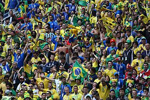 Brazil fans Russia 2018