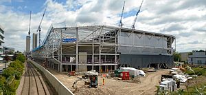 Brentford Community Stadium under construction (May 2019)