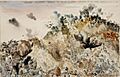 Cameron Highlanders Storming the Heights of Jebel Ramauna at the Wadi Akarit Art.IWMARTLD3404