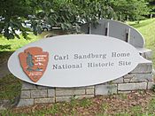 Carl Sandburg National Historic Site sign IMG 4844