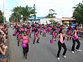 Carnaval à Kourou Danseuses en rose