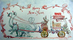 Charles R. Knight New Years's Card