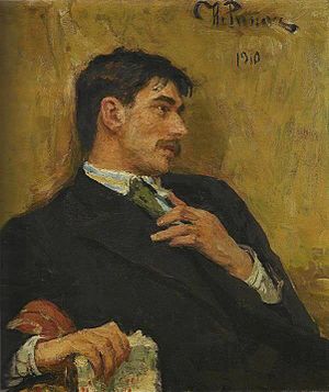 Portrait by Ilya Repin.