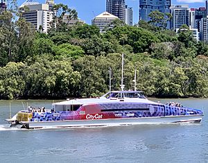 CityCat Gootcha (ship, 2010) in January 2019 in Brisbane