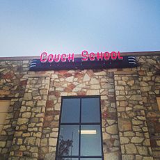 Couch School Sign