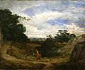 David Cox (I) or David Cox (II) - Landscape with Shepherd