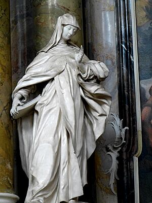 Engelszell Stiftskirche - Nepomukaltar 3 Mechthild