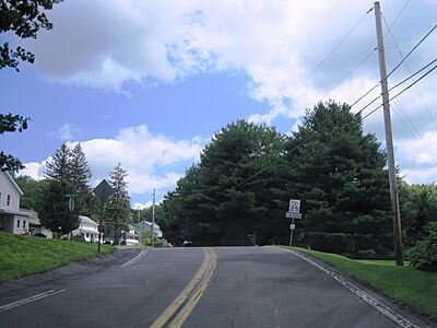 Entering Jeddo, PA from west, July 2023