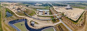 Frac sand facility