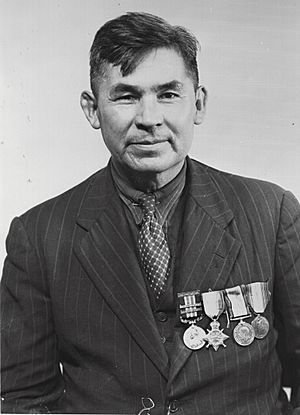 Francis Pegahmagabow 1945