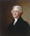 Gilbert Stuart, Thomas Jefferson, c. 1821, NGA 69391