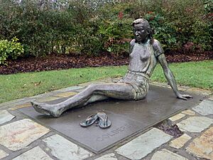 Golders Hill Girl by Patricia Finch -Golders Hill Park, Golders Green, London, England-9Feb2012