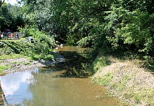 Green Creek near Rohrsburg, Pennsylvania looking downstream