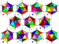 Hemi-icosahedron coloured
