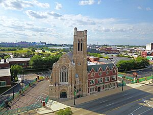 Historic Trinity Lutheran Church Drone