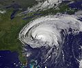 Hurricane Irene landfall NASA