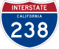Interstate 238 marker