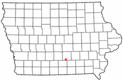 Location of Columbia, Iowa