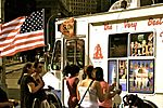 People at an ice cream truck