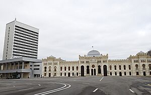 Ilham Aliyev attended opening of newly renovated Baku Railway Station