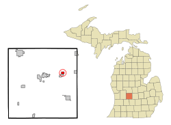 Location of Muir Michigan