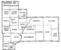 Jackson County Wisconsin townships from 1960 Census