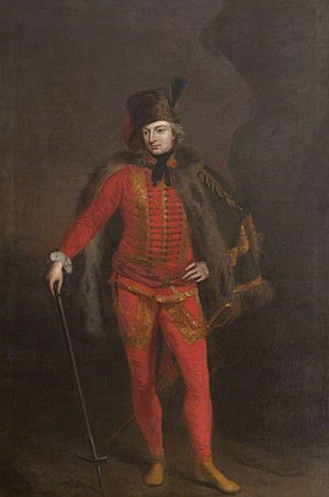 James Dagnia (1708-1709-1775) (attributed to) - William Windham II (1717–1761), in the Uniform of a Hussar - 1401251 - National Trust