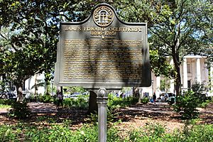 James Edward Oglethorpe historical marker, Savannah