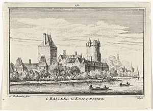 Kasteel Culemborg t Kasteel te Kuilenburg 1620 (titel op object), RP-P-OB-73.612
