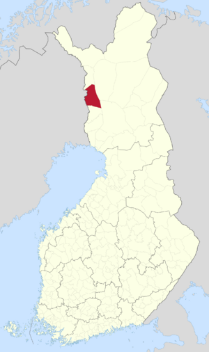 Location of Kolari in Finland