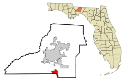 Location in Leon County and the state of Florida