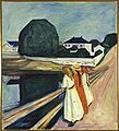 Les jeunes filles sur le pont