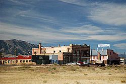 The historic business district of Lima, Montana, September 2007