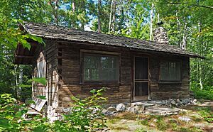 Listening Point cabin