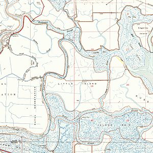 Little Island, USGS map CA Cuttings Wharf 289711 1949 24000