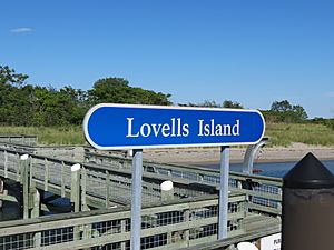 Lovells Island Sign