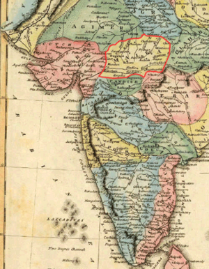 Malwa India 1823