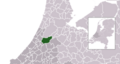 Map - NL - Municipality code 1884 (2009)