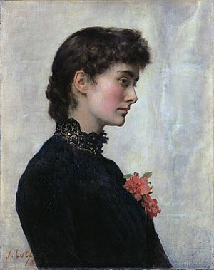 Marian Collier (née Huxley) by John CollierFXD