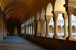 Monestir de Sant Cugat - Claustre galeria de llevant