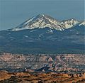 Mount Mellenthin from Arches National Park